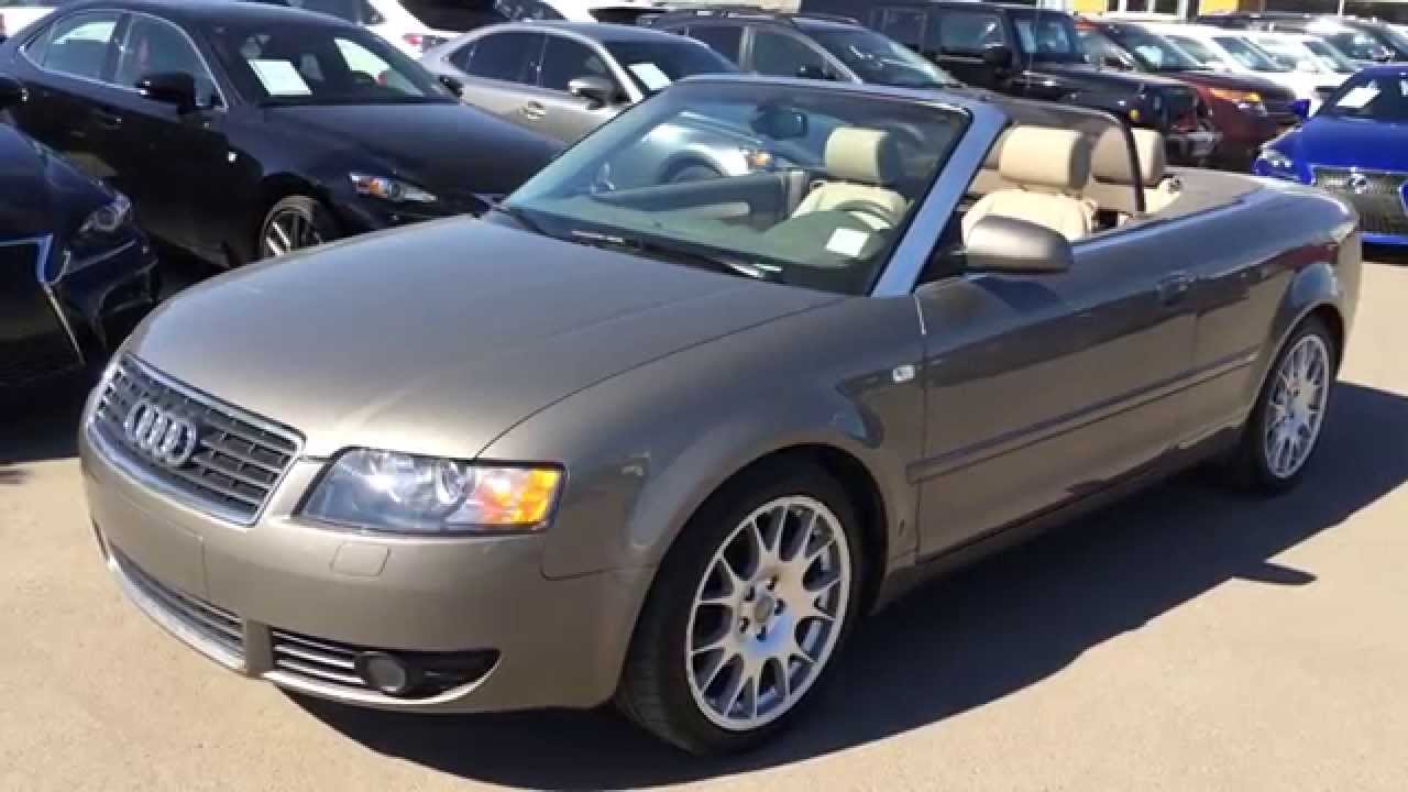 Audi A4 Ii B6 2000 2006 Cabriolet Outstanding Cars