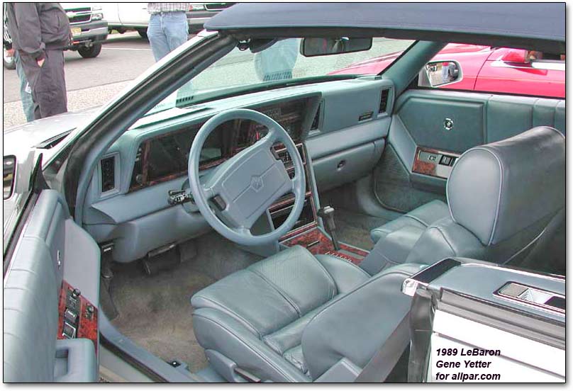 Chrysler LeBaron II 1981 - 1989 Cabriolet #6