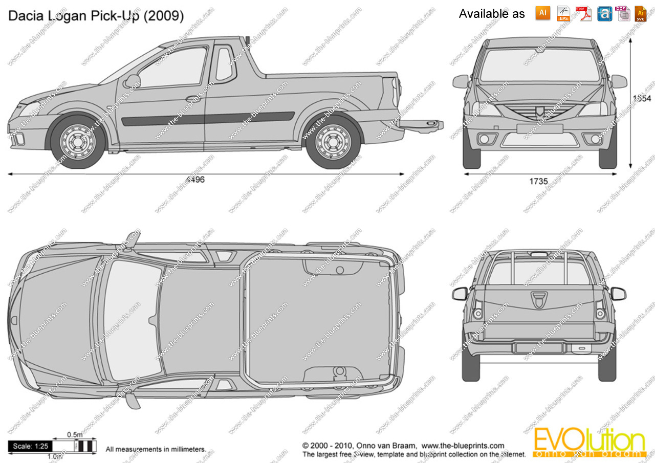 Dacia Logan Pick-Up 1.5 dCi Manual, 86hp, 2010