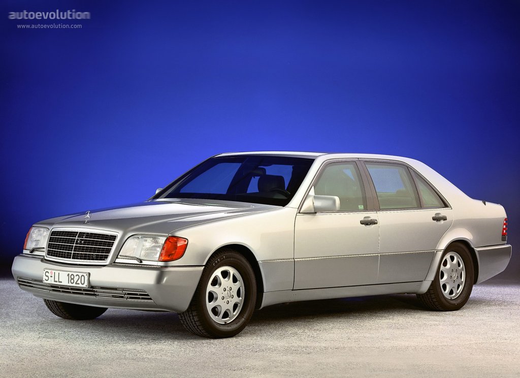Autoprospekt 600SE 500SE 400SE Mercedes S-Klasse Prospekt 1991 1/91 W 140 56 S 