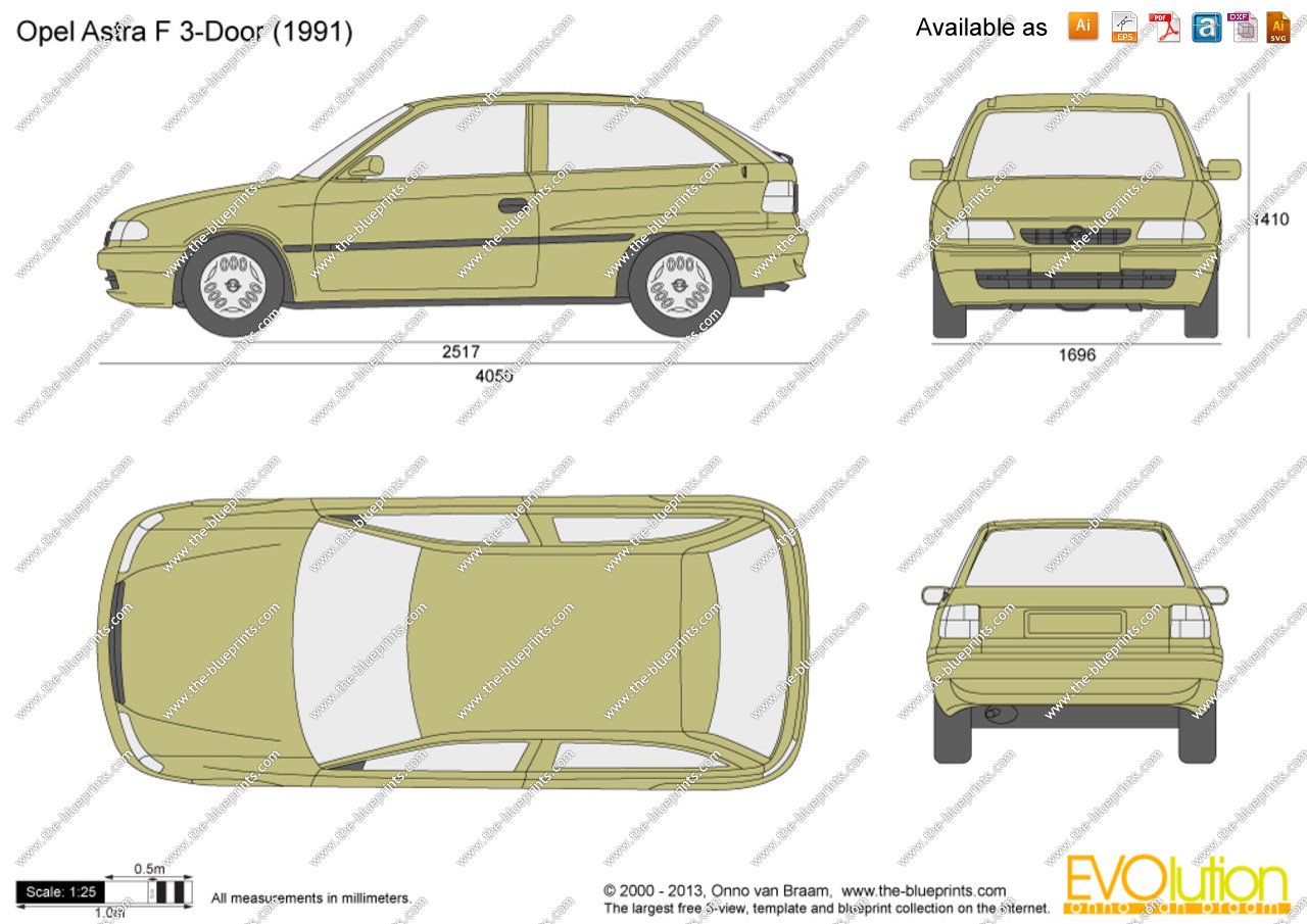Opel Astra F 1991 - 2000 Hatchback 3 door #2
