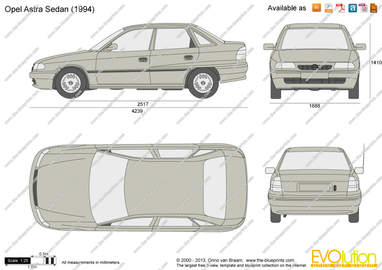 Opel Astra F 1991 - 2000 Sedan #1