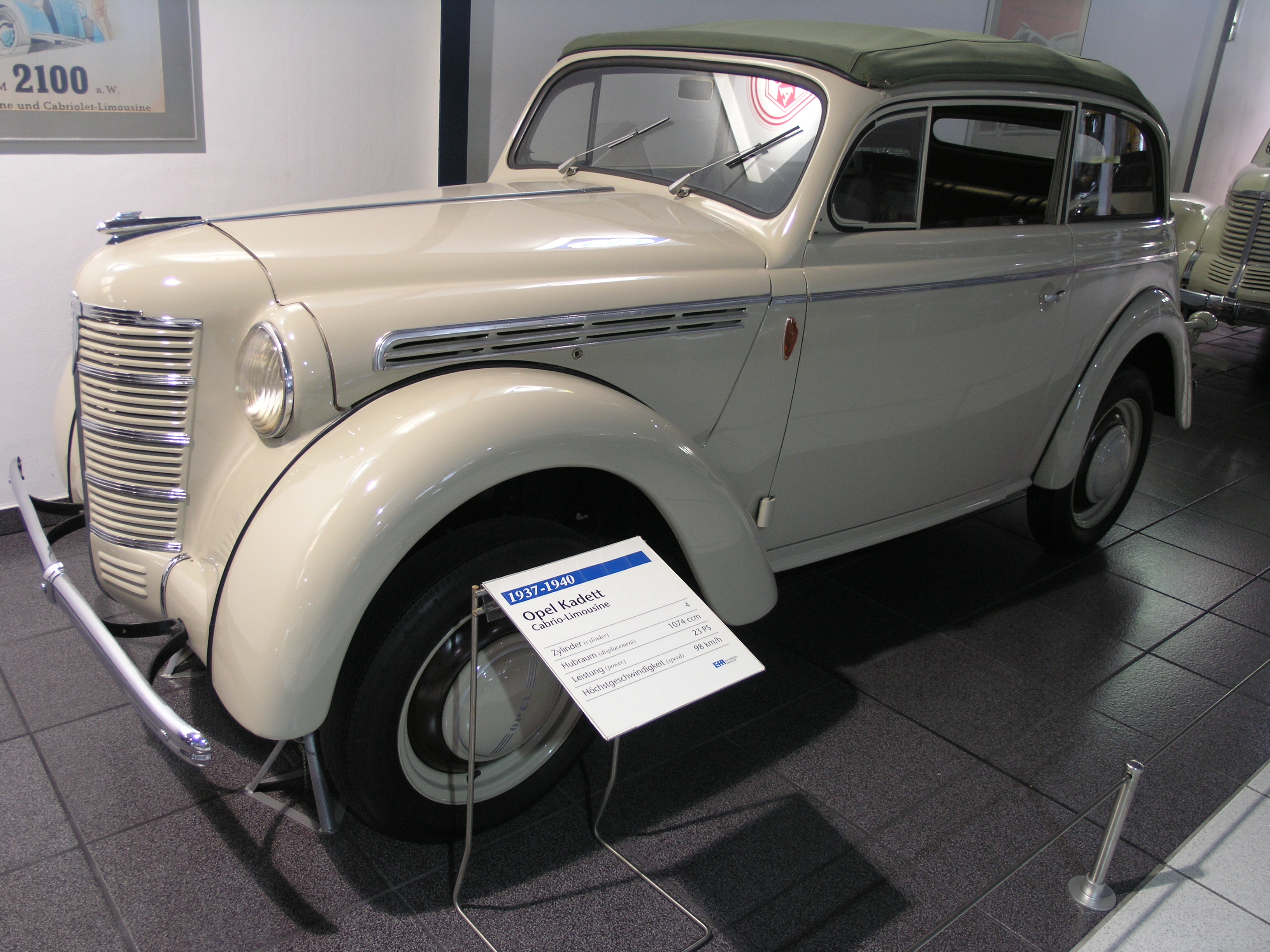 Opel Kadett '37 1937 - 1940 Sedan #5