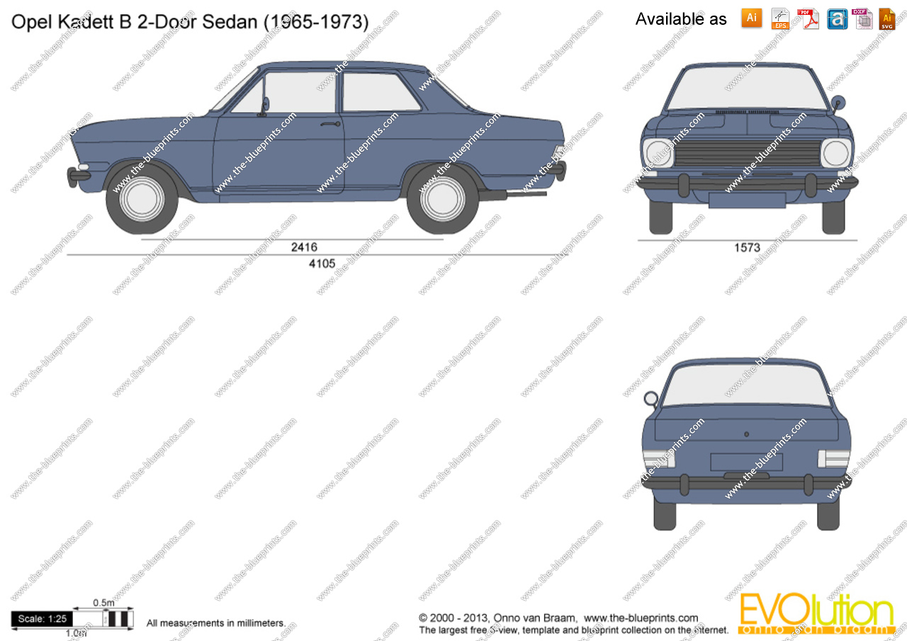 Opel Kadett B 1965 - 1973 Sedan 2 door #7