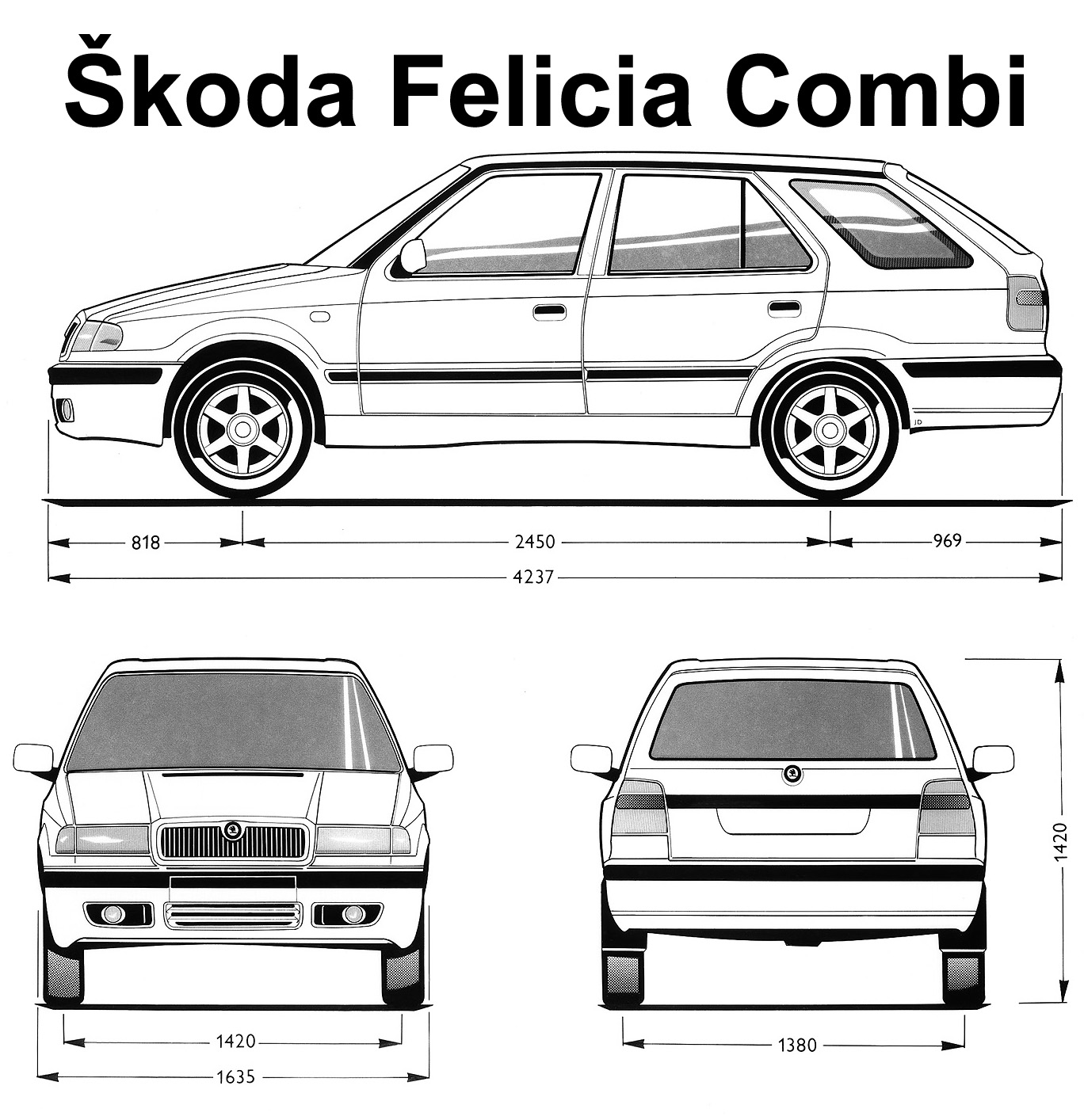 Skoda Felicia I Restyling 1998 - 2001 Station wagon 5 door #1
