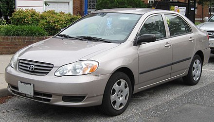 Toyota Corolla IX (E120, E130) 2001 - 2004 Sedan #3