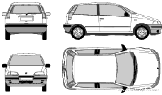Fiat Punto I 1993 - 1999 Hatchback 3 door #6