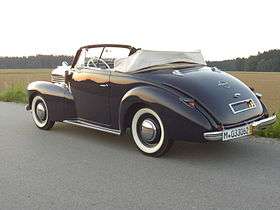 Opel Kapitan I 1938 - 1950 Cabriolet #1