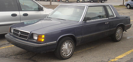 Plymouth Reliant I 1981 - 1989 Sedan 2 door #3