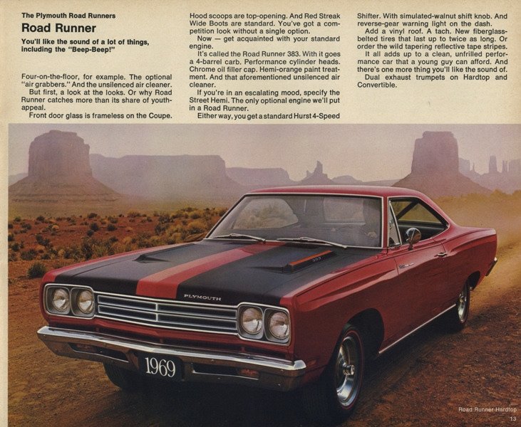 Plymouth Road Runner I 1968 - 1970 Coupe-Hardtop #6