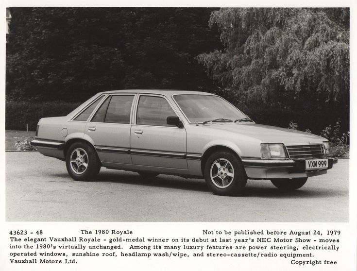 Vauxhall Royale 1978 - 1987 Sedan #7